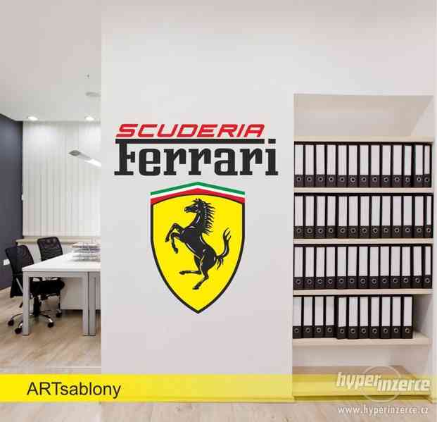 (3509f) Nálepka na stěnu - Ferrari - foto 1