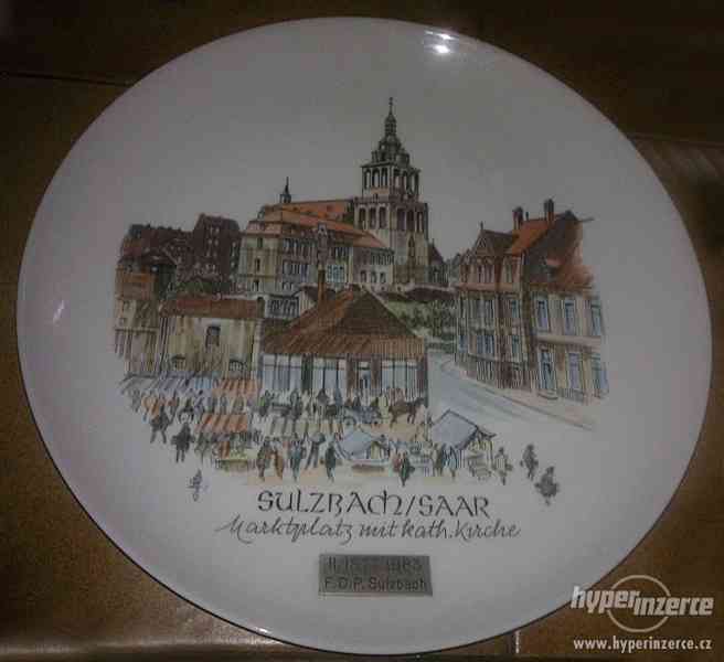 Porcelánový talíř UHLENHORST : Sulzbach / 1983 - foto 3