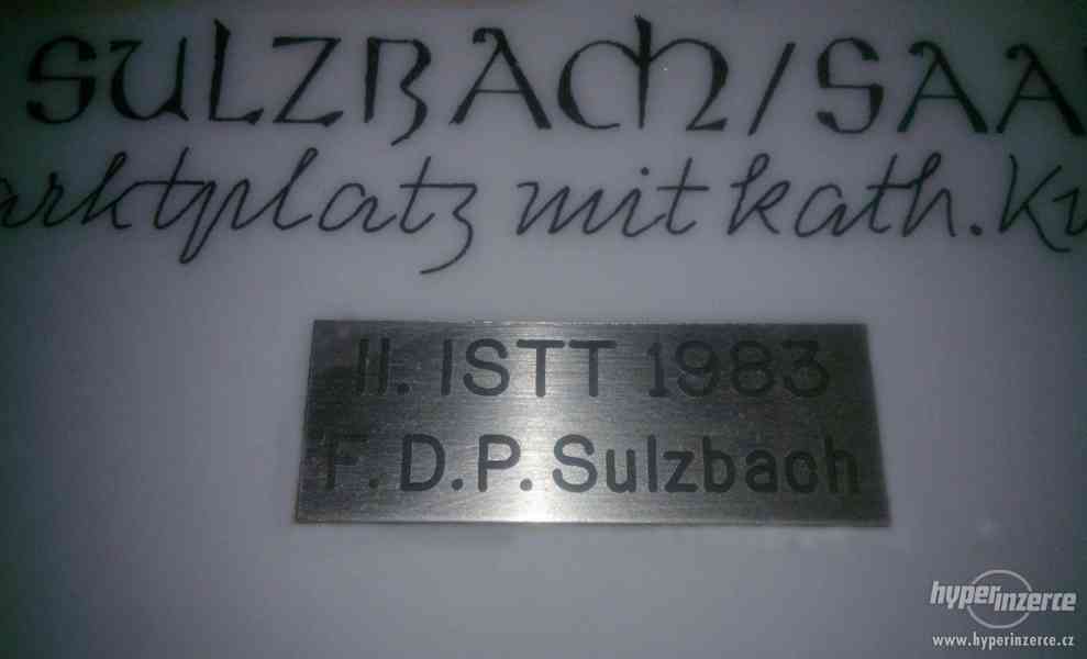 Porcelánový talíř UHLENHORST : Sulzbach / 1983 - foto 6