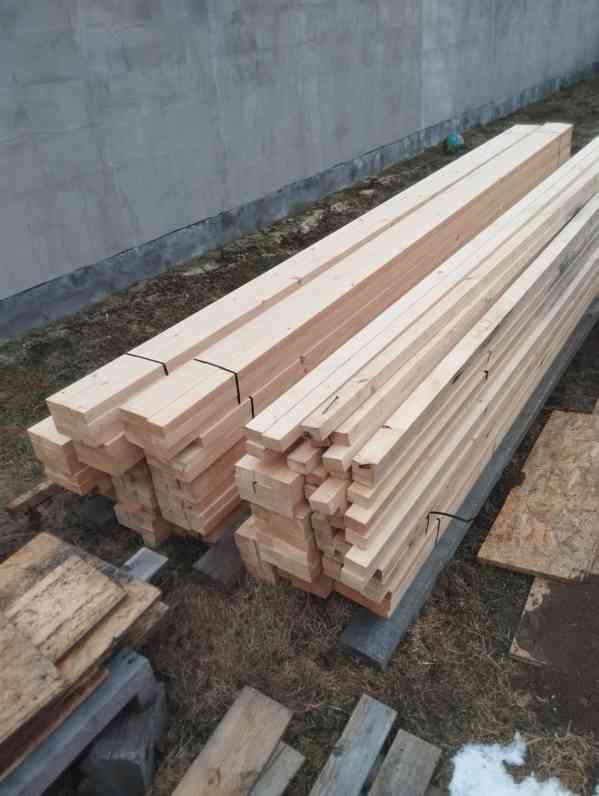 Střešní latě 60x40mm délka 4m 