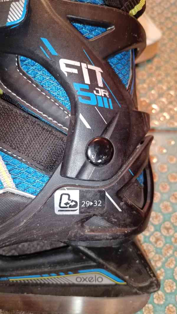 Dětské lední brusle, první brusle, rostoucí brusle - foto 2