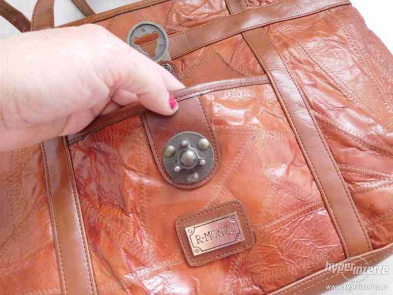 luxusní kožená kabelka - foto 5