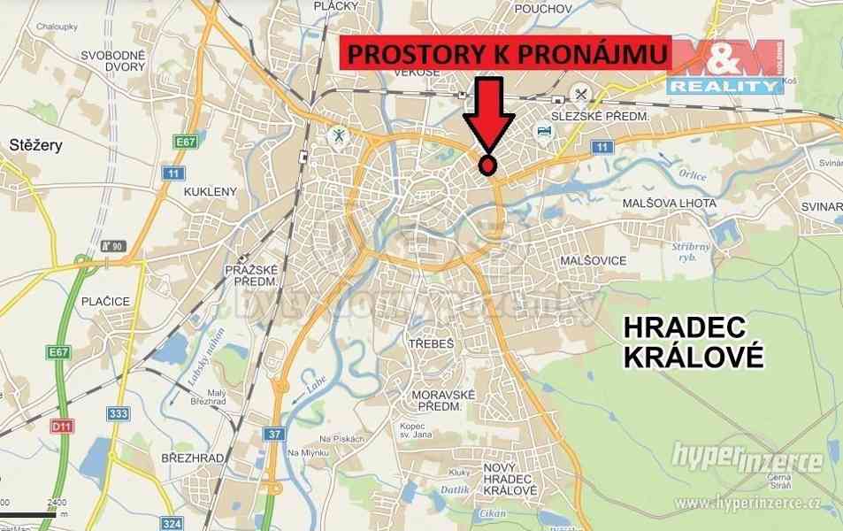 Pronájem, kancelářský prostor, Hradec Králové - foto 3