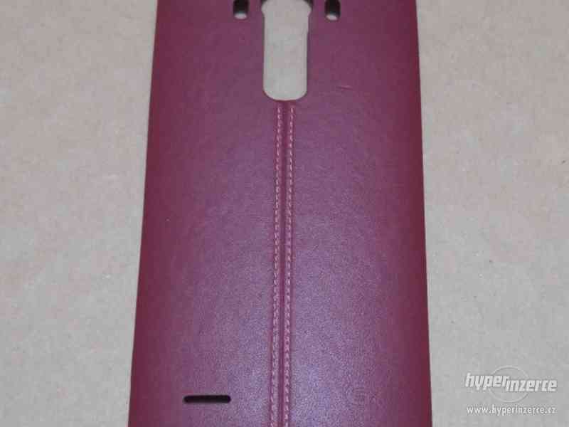 Zadní kryt LG G4 H815 bordo leather - foto 1