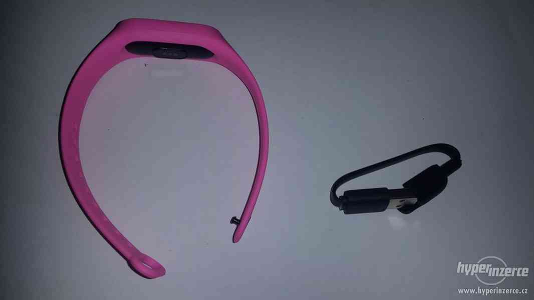 Fitness náramek M2 Bluetooth fitness náramek ružový - foto 3