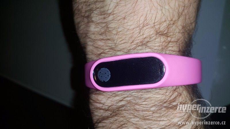 Fitness náramek M2 Bluetooth fitness náramek ružový - foto 4