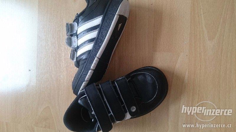 Dětské kožené boty Adidas - foto 1