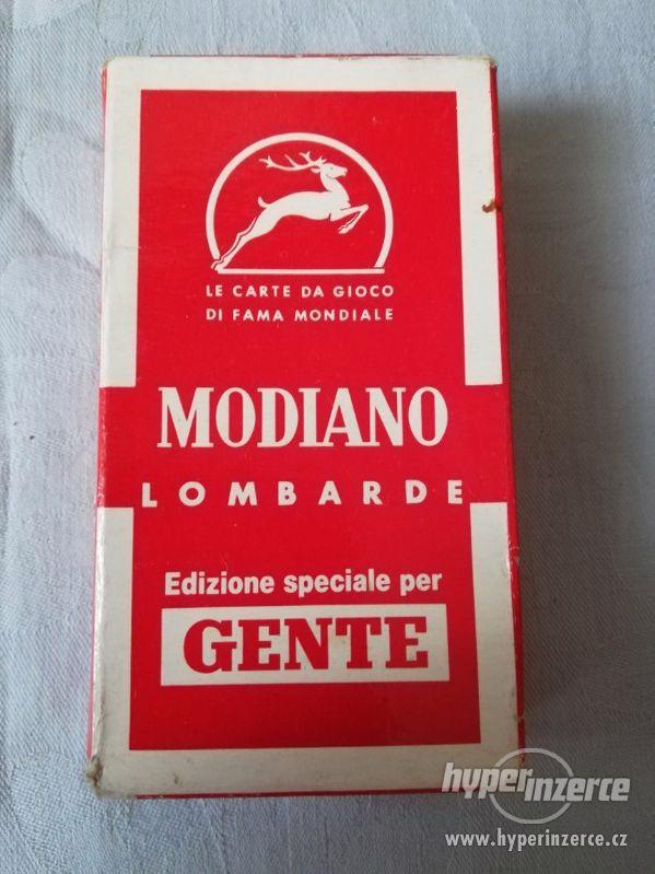 Staré karty - MODIANO LOMBARDE - Made in Italy - foto 2