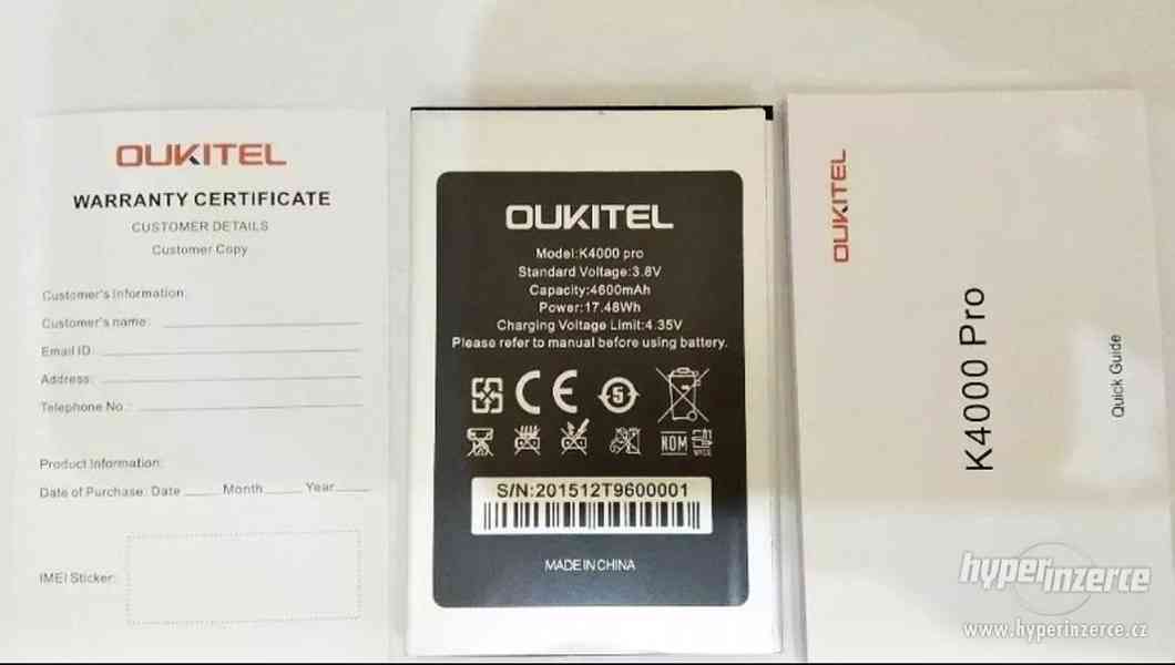 Original baterie Oukitel K4000 PRO - foto 2