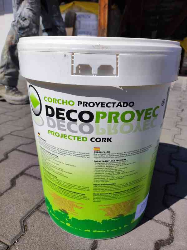Stříkaná korková fasáda DECOPROYEC - foto 4