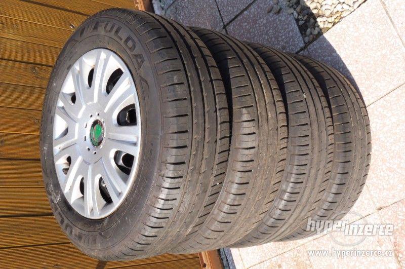 LETNÍ SADA OCTAVIA2: PLECHÁČE R15 5x112 ET47 195/65/15 7mm - foto 6