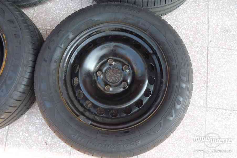 LETNÍ SADA OCTAVIA2: PLECHÁČE R15 5x112 ET47 195/65/15 7mm - foto 4
