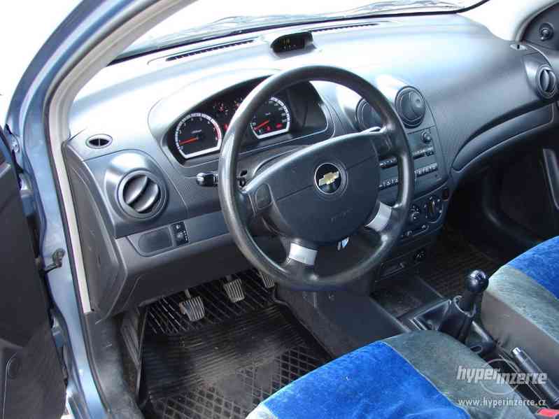 Chevrolet Aveo 1.2i r.v.2007 1.Majitel koupeno v ČR - foto 5