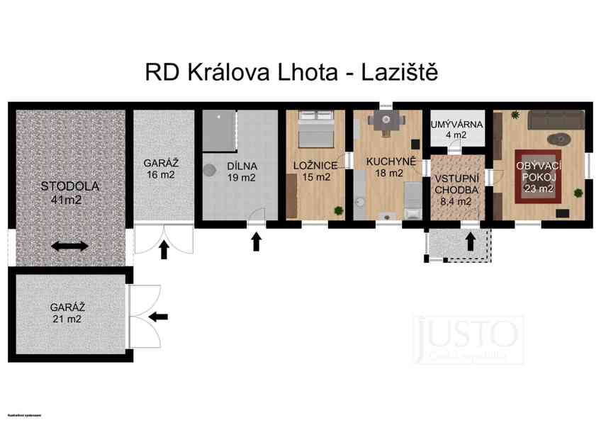 Prodej RD, 165 m² (602 m²), Králova Lhota - Laziště - foto 4