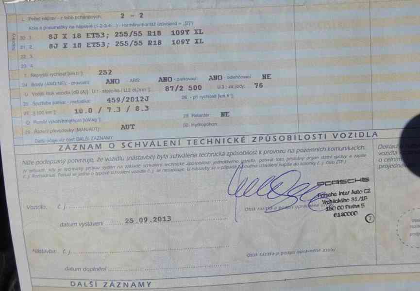 Porsche Cayenne S 4.2D r.v.2016 2.Maj.Nové v ČR (281 kw) - foto 22