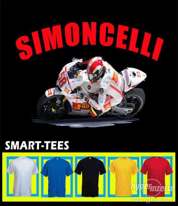 Triko/tričko Moto GP Simoncelli Rossi Stoner - foto 5