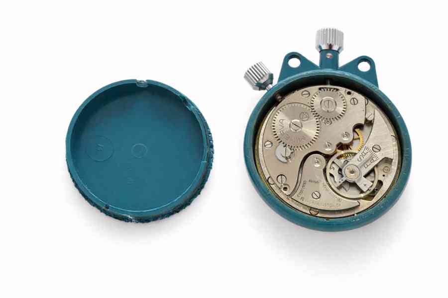 Švýcarské kapesní stopky Minerva – funkční, 51 mm, vintage - foto 11