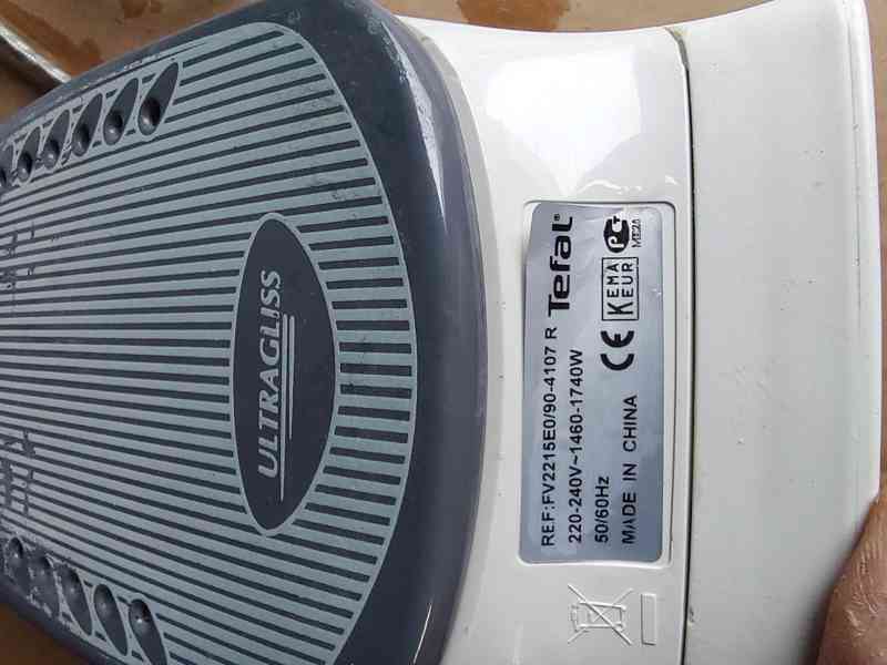 Žehlička napařovací, Tefal, FV 2215 E0/90 – 4107R - foto 5