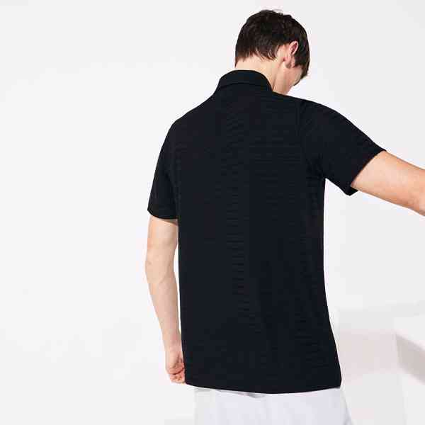 Lacoste - Pánská texturovaná prodyšná golfová polokošile SPO - foto 4