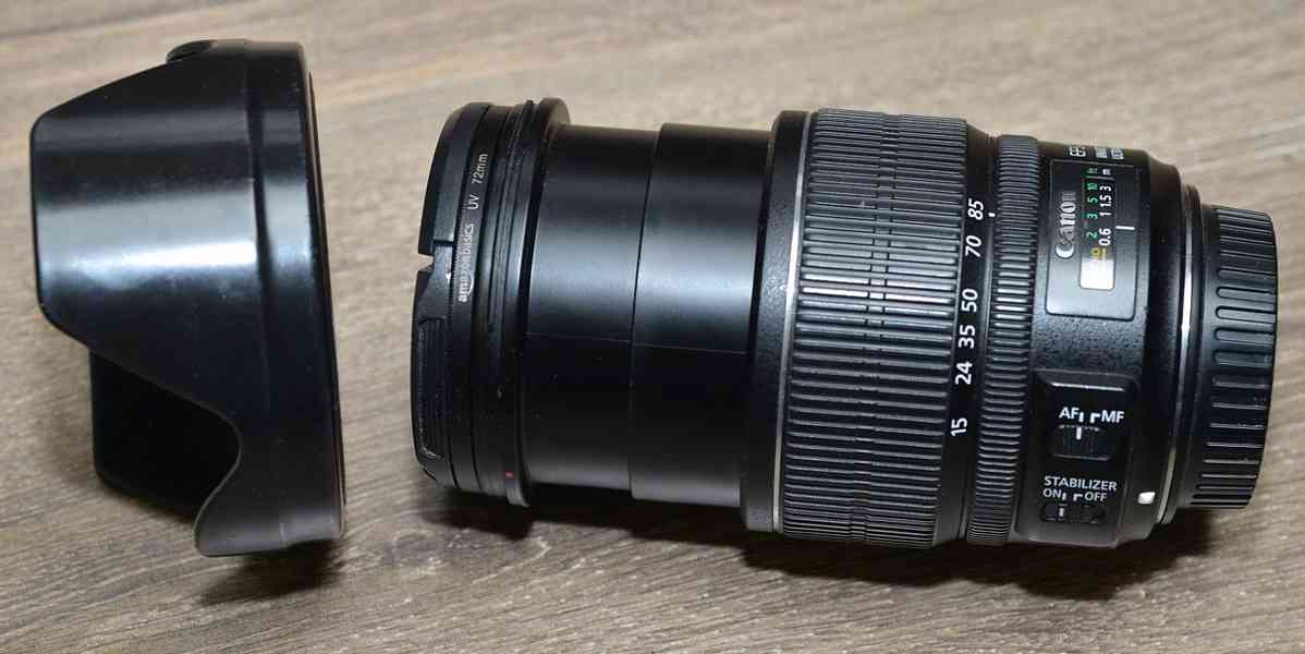 Canon EF-S 15-85mm f/3.5-5.6 IS USM *APS-C *UV  - foto 3