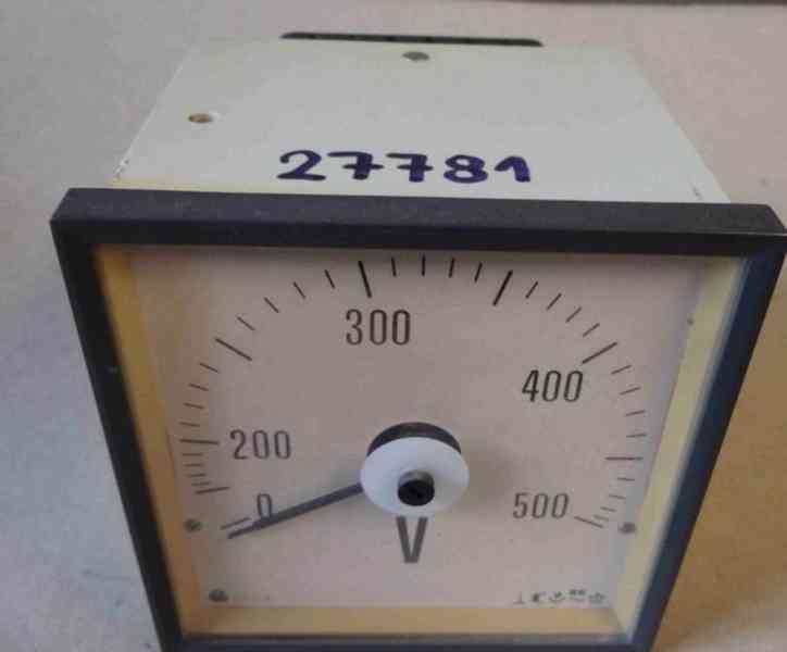 Voltmetr 0-500 V  - foto 2