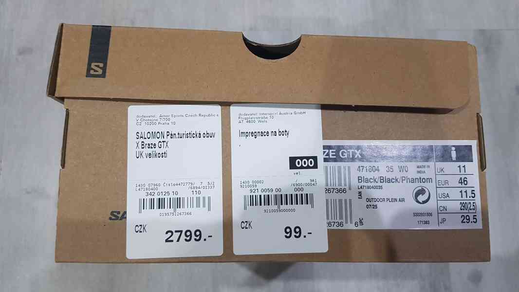 Prodám trekové boty zn.Salomon Gore-tex - foto 3