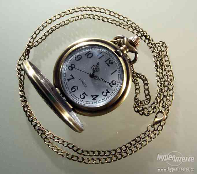 Kapesni hodinky cibule panske damske - motyl - foto 3