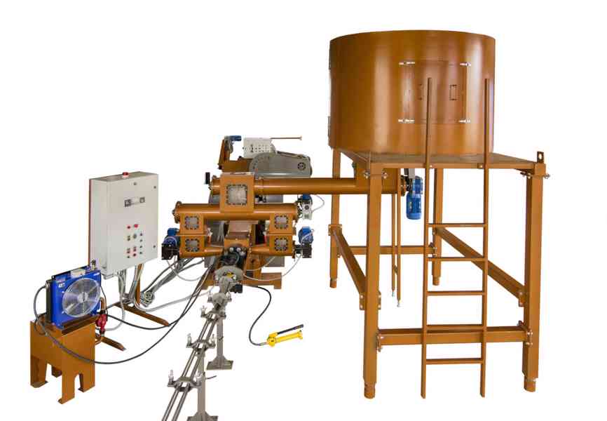 Rázově-mechanický lis pro briketování PBU-060-400 - foto 3