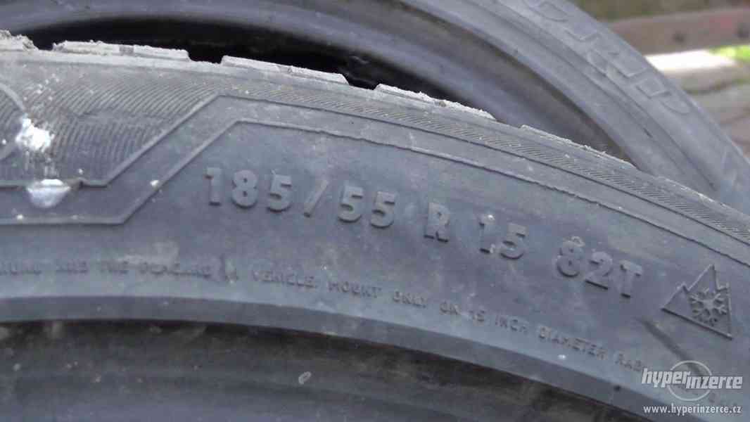 Zimní pneu 158/55R 15  2ks vzorek 90% - foto 4