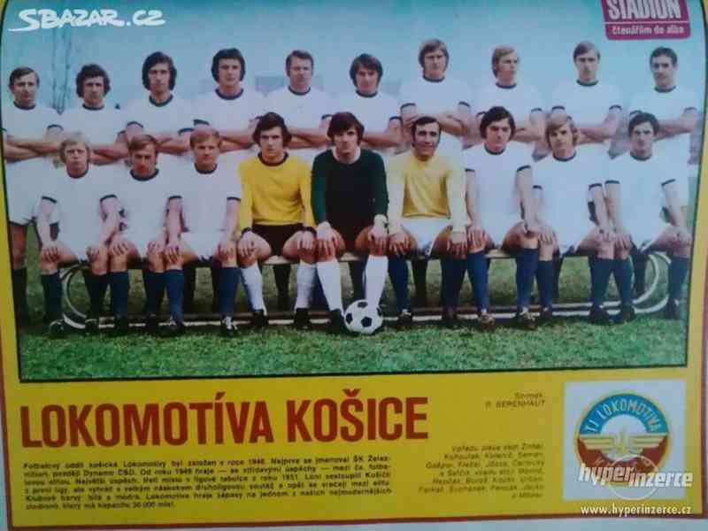 Lokomotíva Košice fotbal 1975 bazar Hyperinzerce.cz