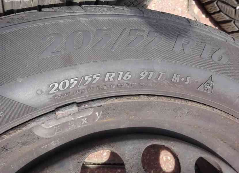VW Passat zimní pneu + disk 205x55x16 - foto 6