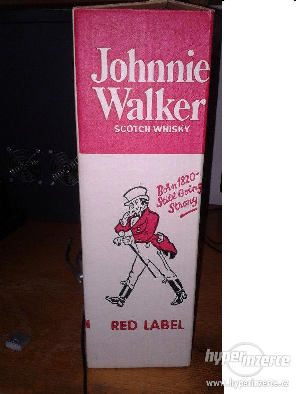 Prodej Plné láhve Johnni Walker Red label 2 1/4 l. - foto 1