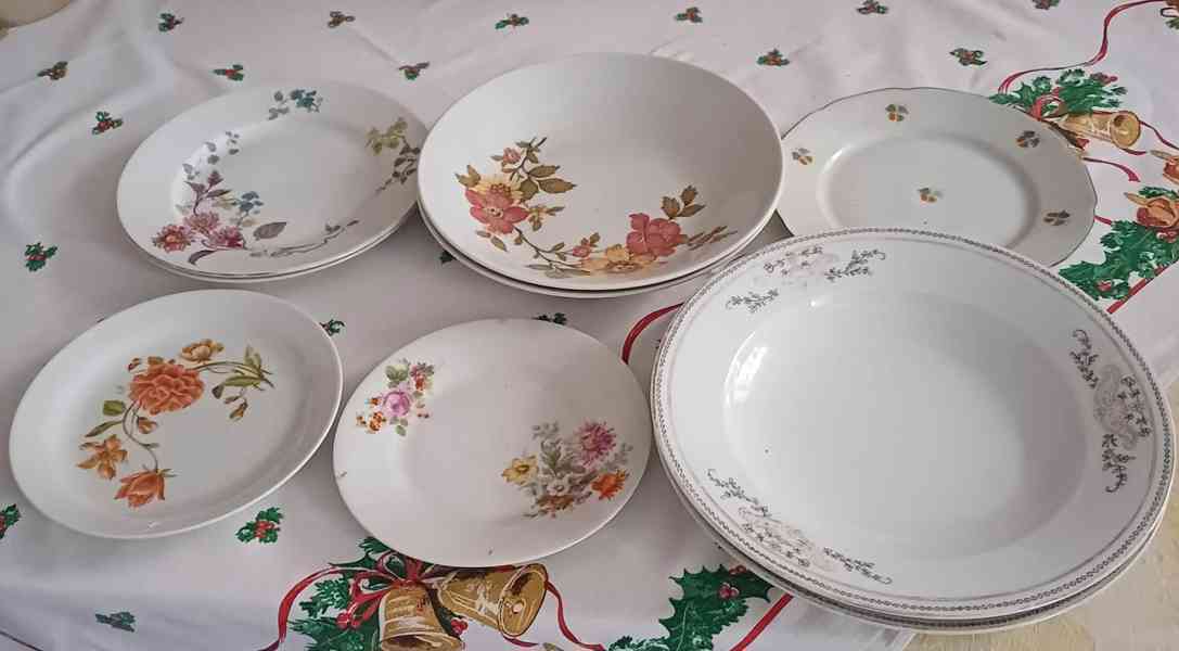 Porcelánové talíře jednotlivě LEVNĚ