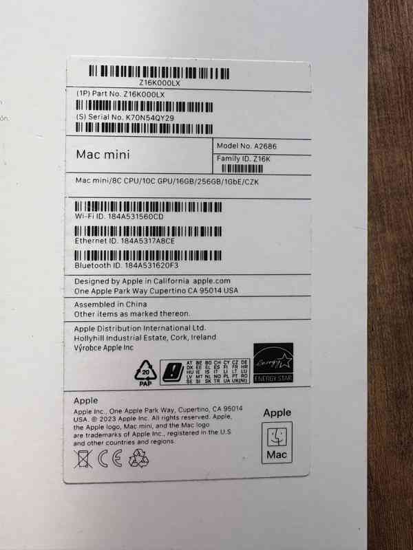Zánovní Apple Mac Mini M2, 16GB/SSD 256GB - záruka - foto 4