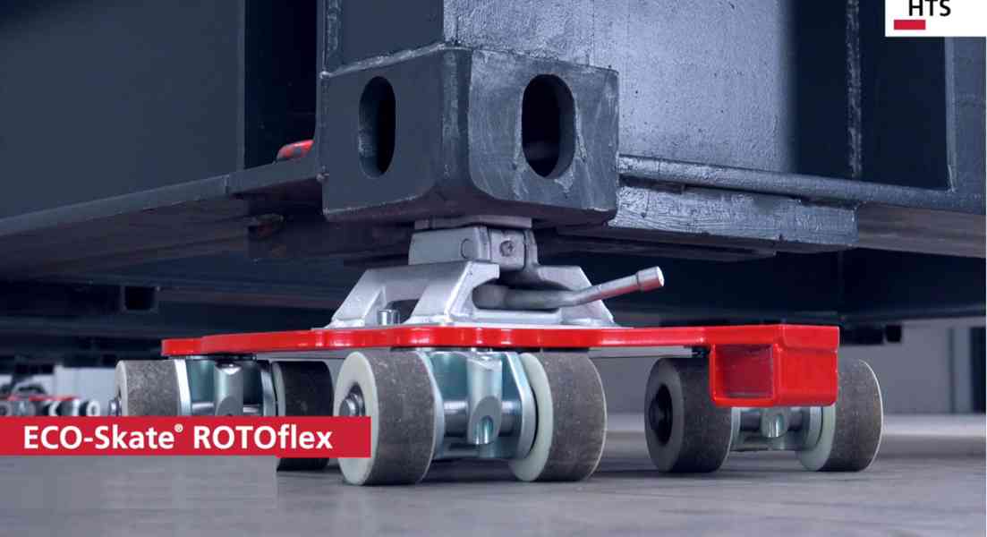 Eco-Skate RotoFlex RF24, podvozek transportní, 360° otočný - foto 10