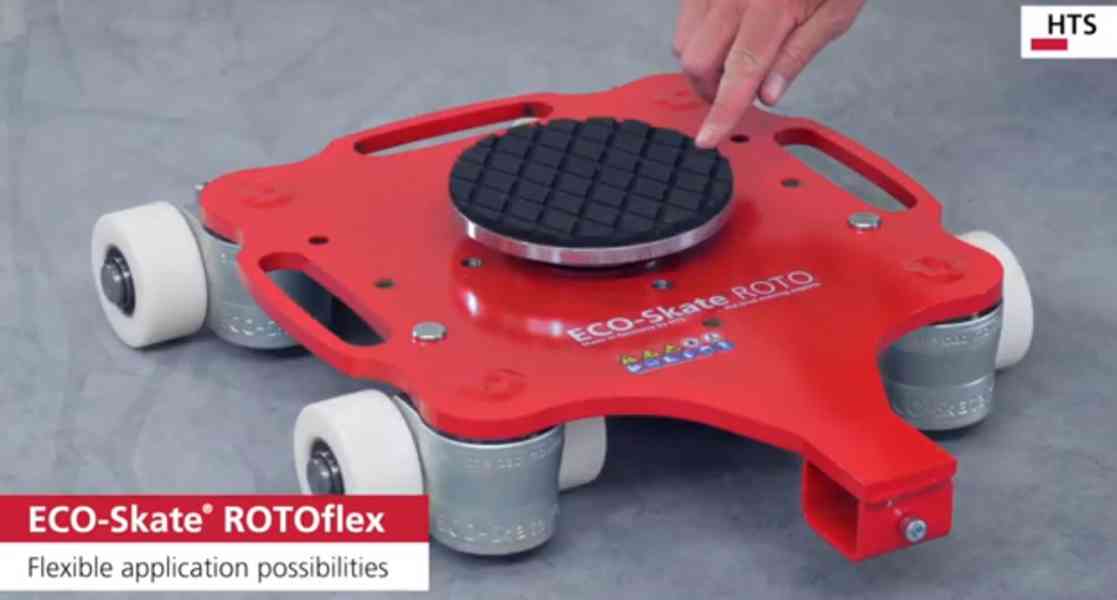 Eco-Skate RotoFlex RF24, podvozek transportní, 360° otočný - foto 8