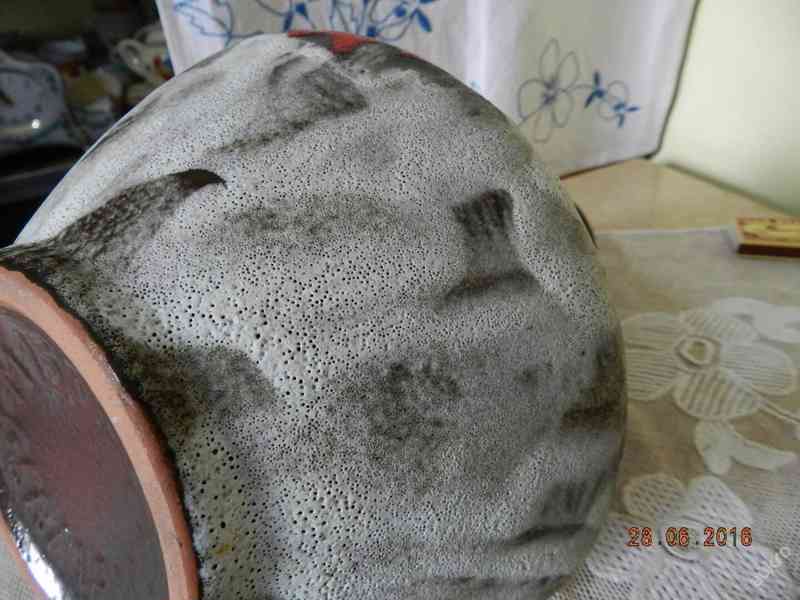 Robusní keramický džbán W. Germany Vulkanická Glazura - foto 6