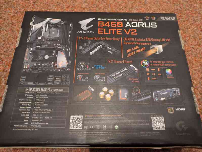 Gigabyte B450 AORUS Elite V.2 (AM4 - AMD) - foto 4