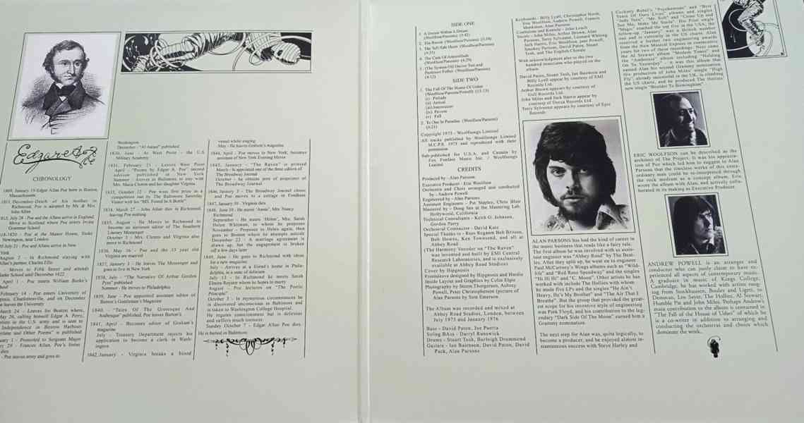 The Alan Parsons Project – Tales Of Mystery And Imagination - foto 2