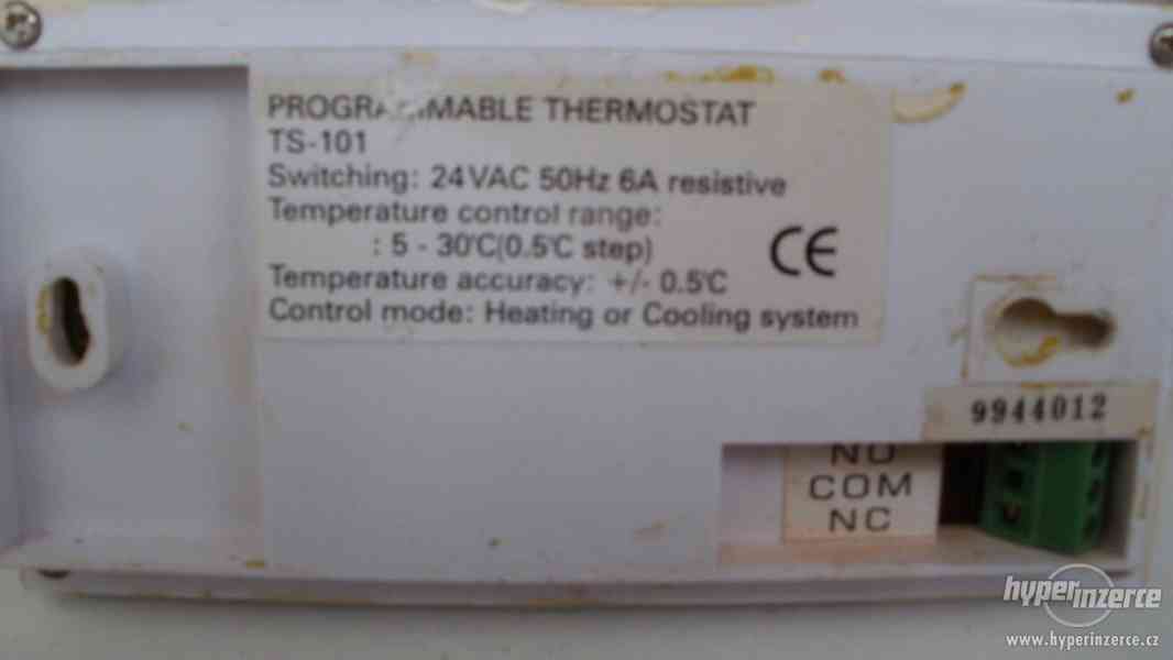 Termostat - programovatelný TS-101 - foto 3