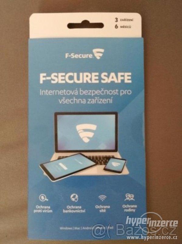 Software F-Secure SAFE, 3 zařízení / 6 měsíců - foto 1