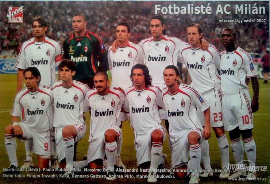 AC Milán -  plakát vítěz Ligy mistrů 2007 - foto 1