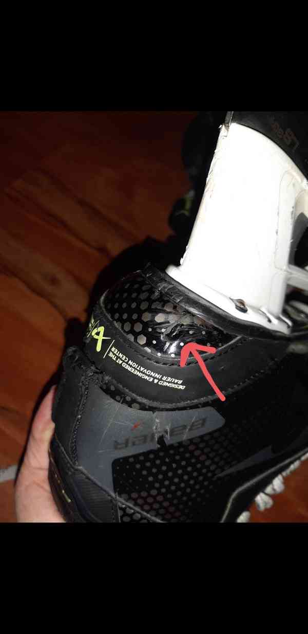 Prodám brankářské brusle BauerElite vel 7,5 fit 2 - foto 5