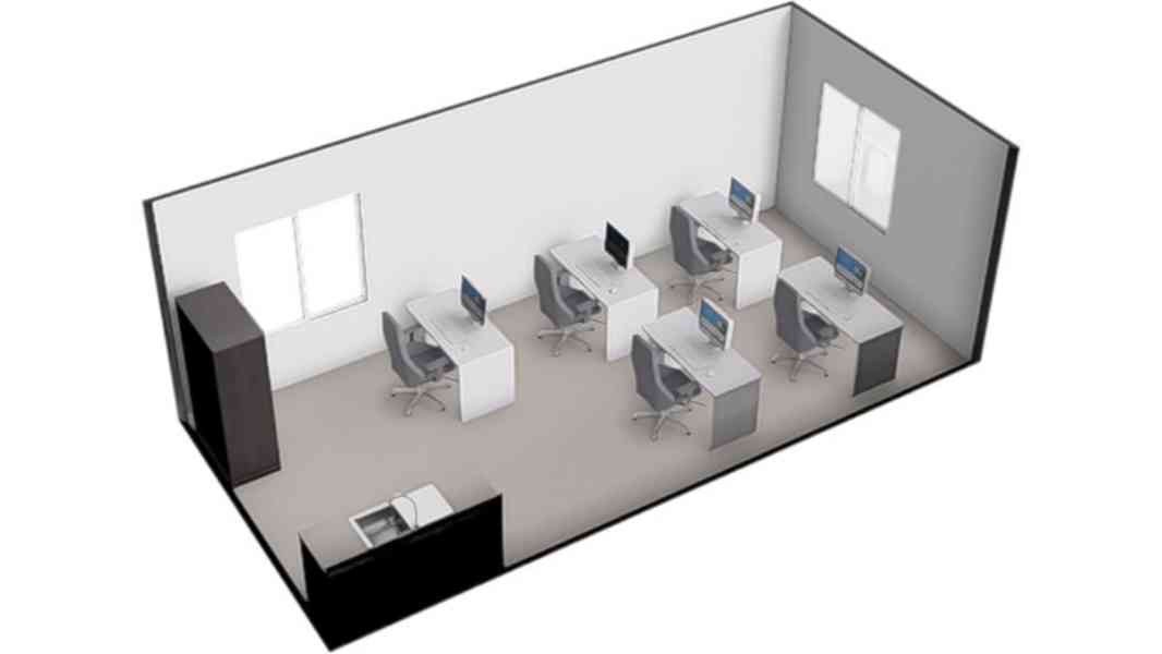 PRONÁJEM PROSTORNÉ KANCELÁŘE O CP CCA 13 M2 BRNO – ŽIDENICE  - foto 3