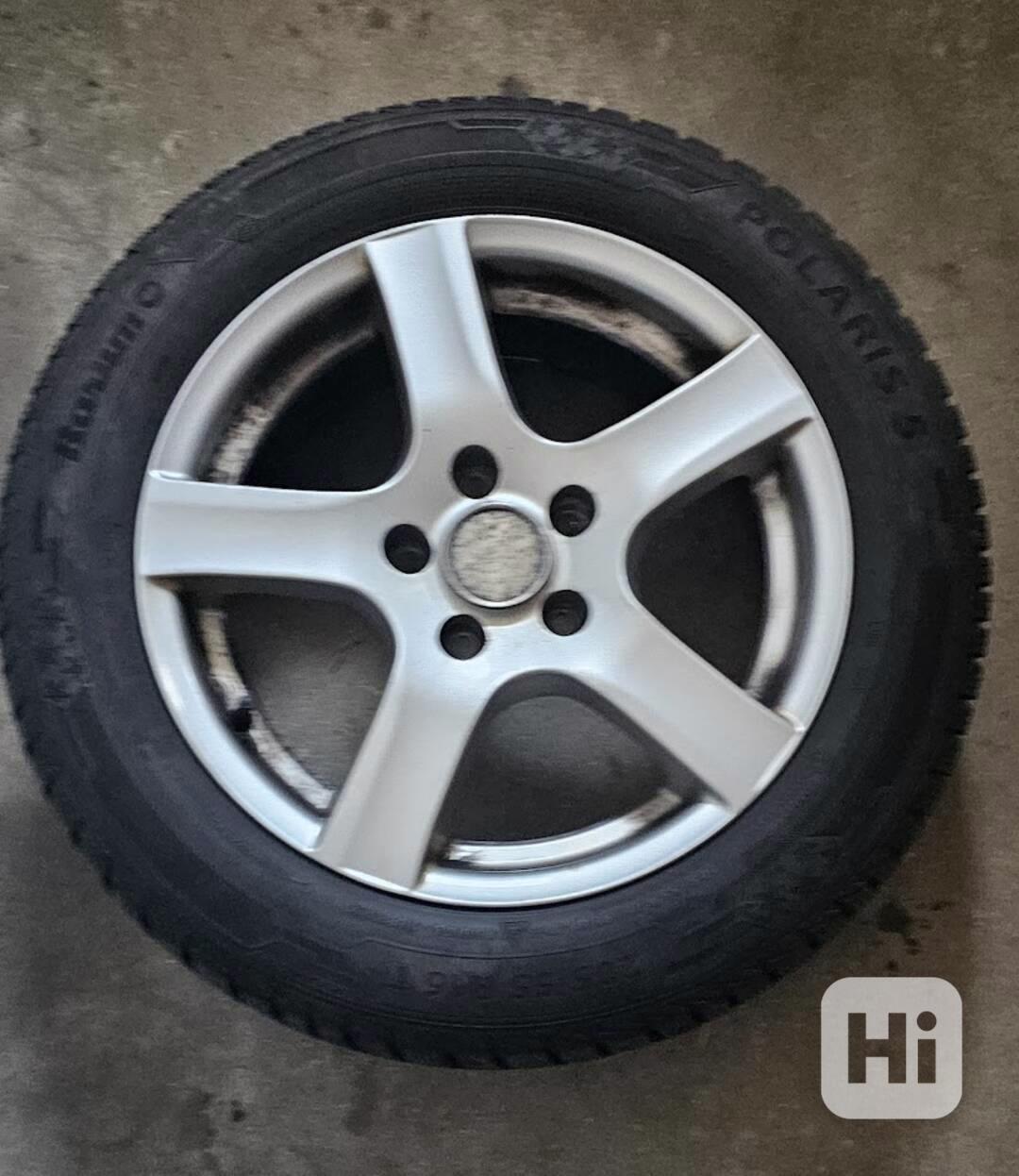 Zimní pneumatiky BARUM 205/55 R16 T na alu discích - foto 1