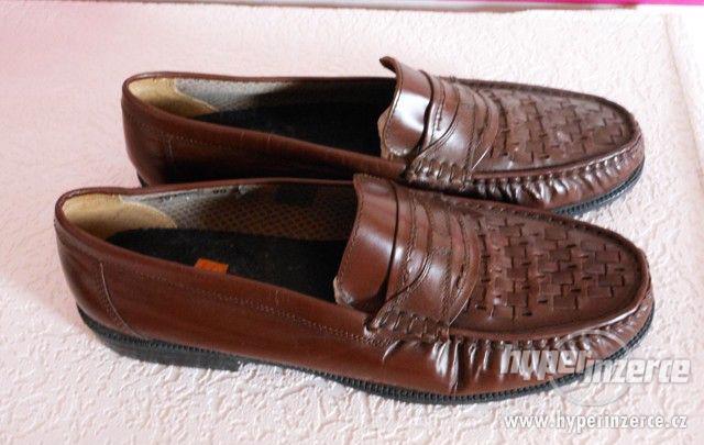 Pánské mokasíny nadměrná obuv vel. 48 - foto 2