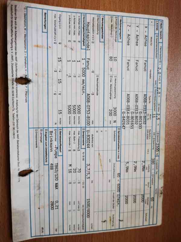 Použité obráběcí centrum STAMA - FANUC MC010, r. v. 1989 - foto 7