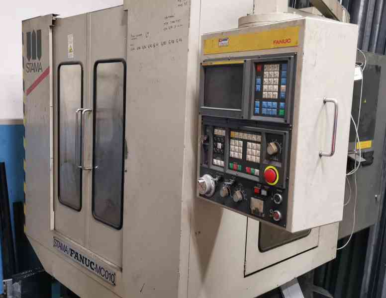 Použité obráběcí centrum STAMA - FANUC MC010, r. v. 1989