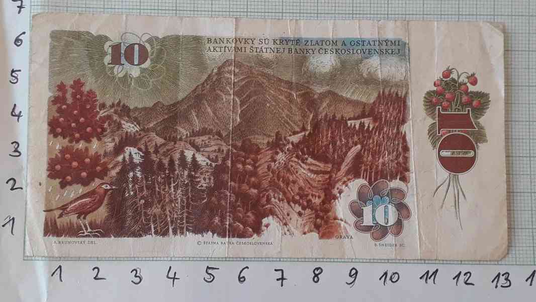 10 Kčs 1986 série V50 706608  - foto 2