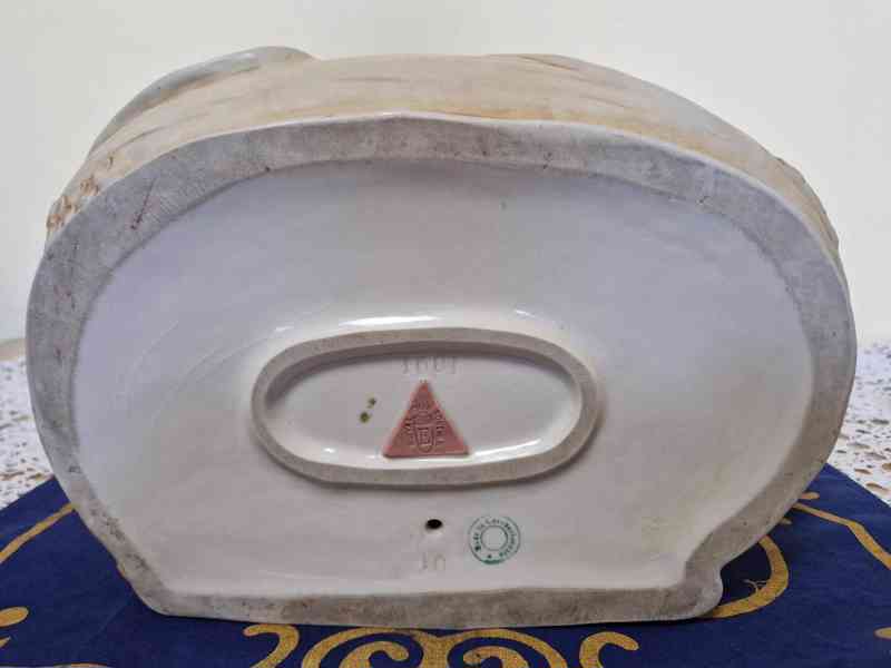 Krásná secesní porcelánová plastika Dívka Akt Royal Dux - foto 12